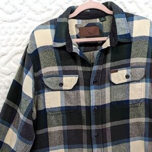 Orvis Men's Heavyweight Flannel Shacket – Pine Street Plaid, Size M